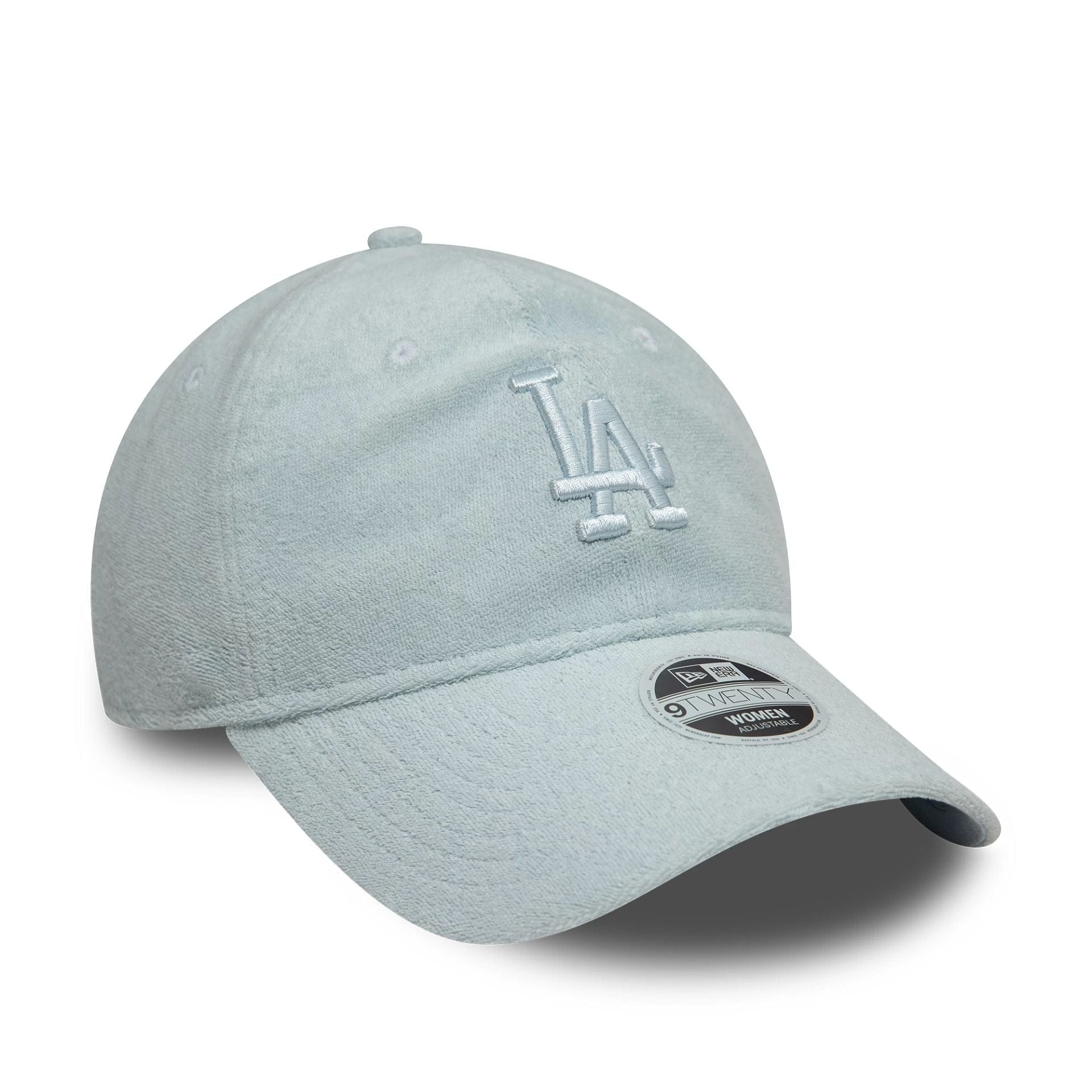 LA Dodgers Womens Towelling Pastel Blue 9TWENTY Adjustable Cap