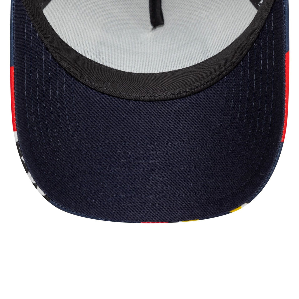 Red Bull Racing Abstract White 9FORTY A-Frame Trucker Adjustable Cap