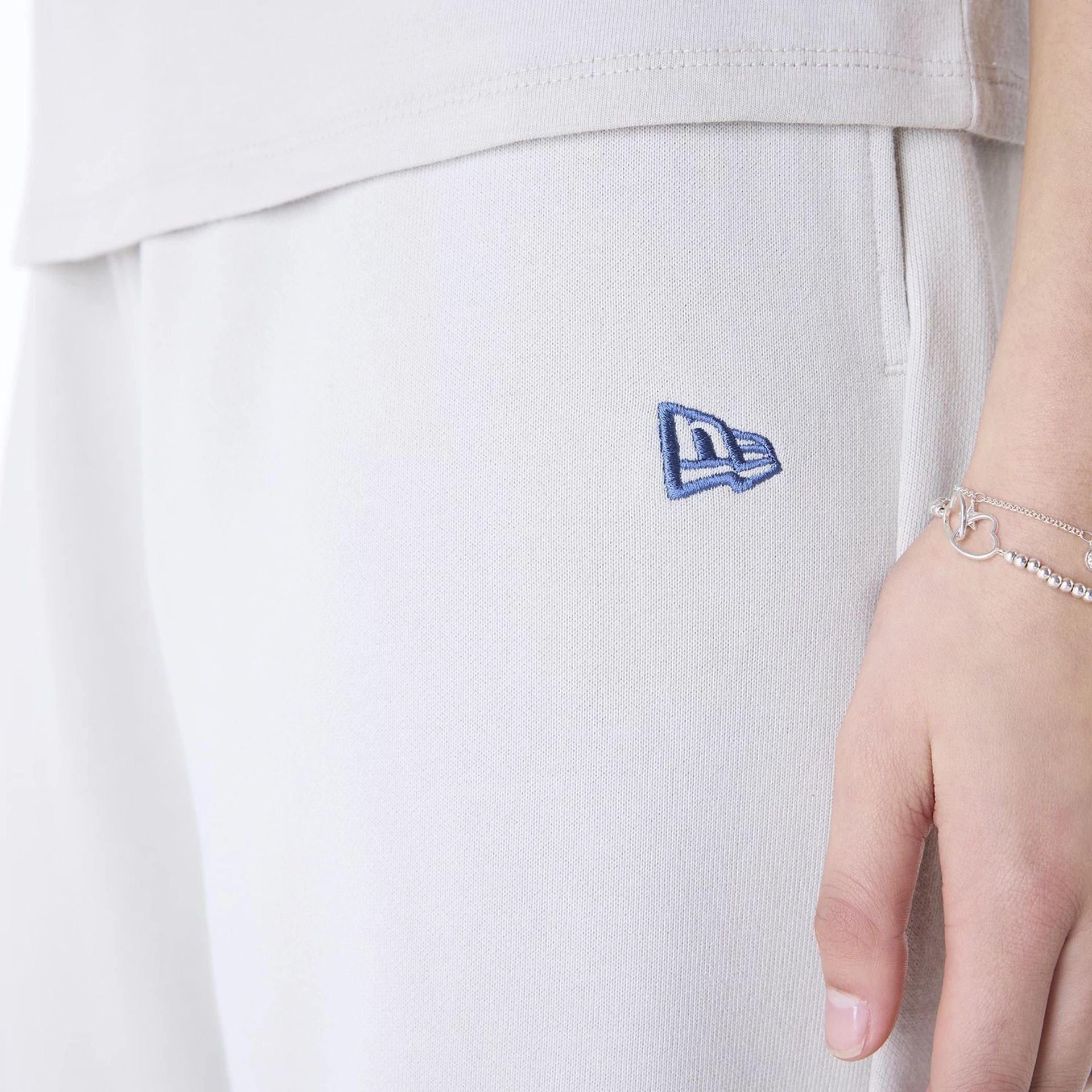 New York Yankees Womens MLB Floral Light Beige Joggers