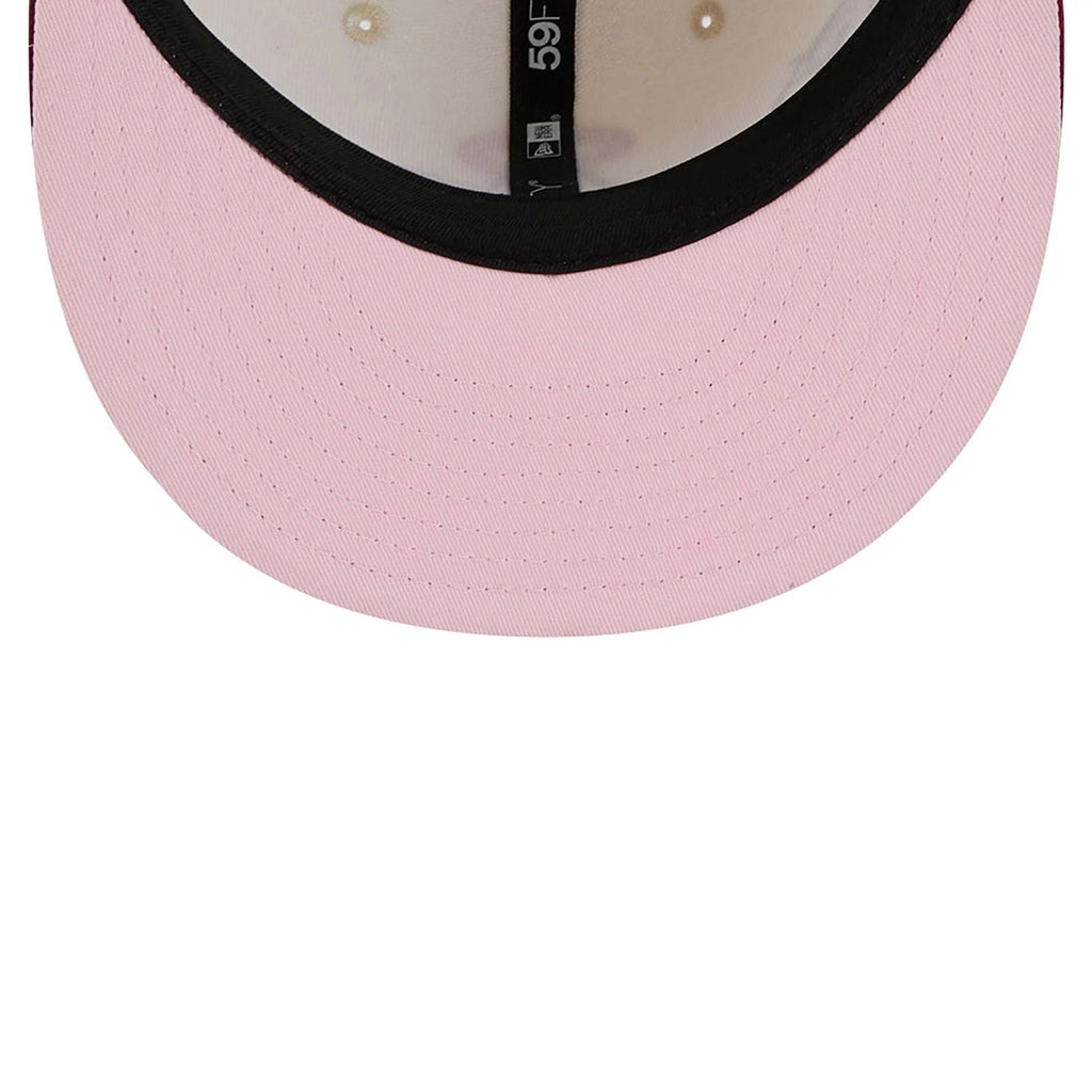 LA Angels Cherub Chrome White 59FIFTY Fitted Cap