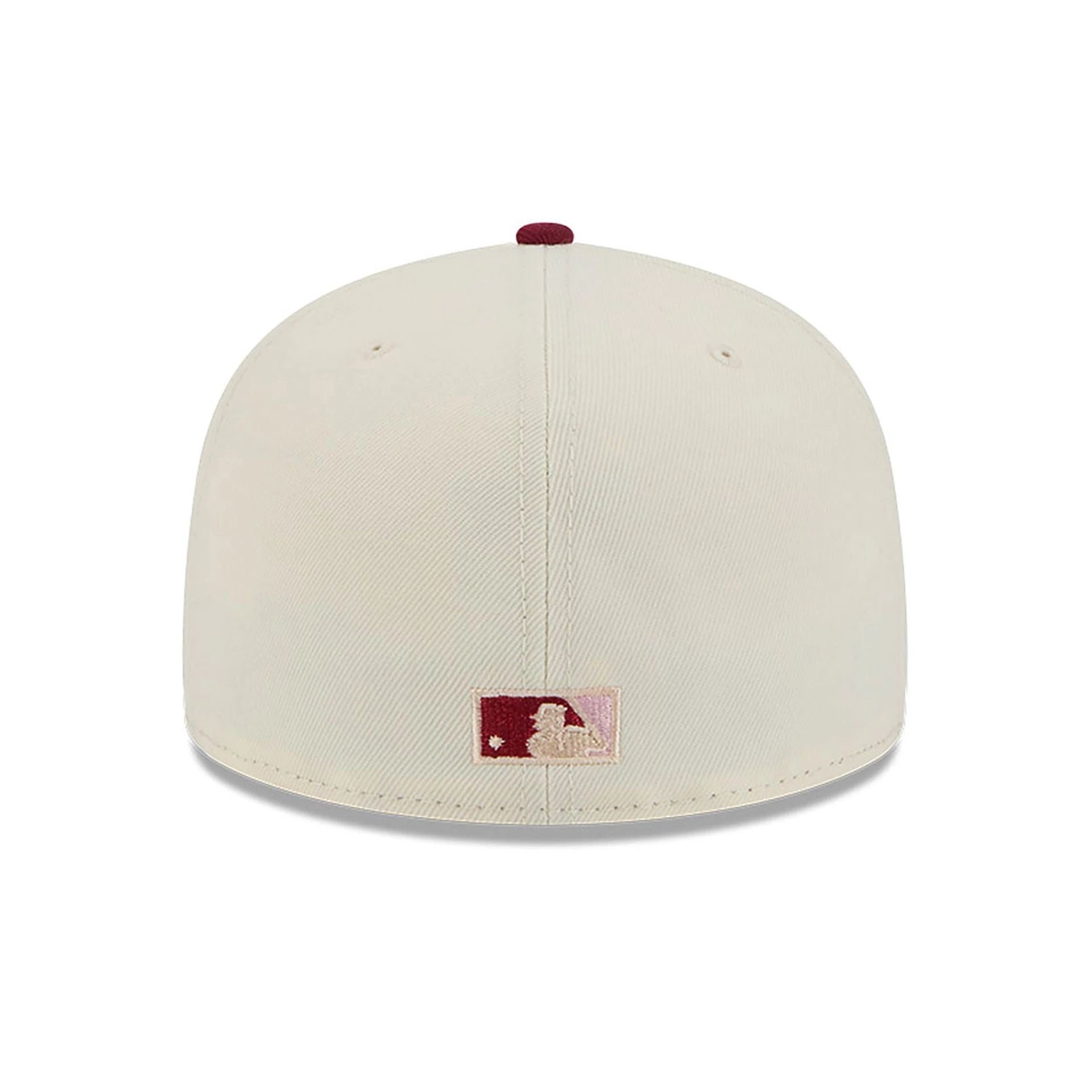 LA Angels Cherub Chrome White 59FIFTY Fitted Cap