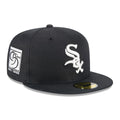 Chicago White Sox MLB Team Linen Black 59FIFTY Fitted Cap