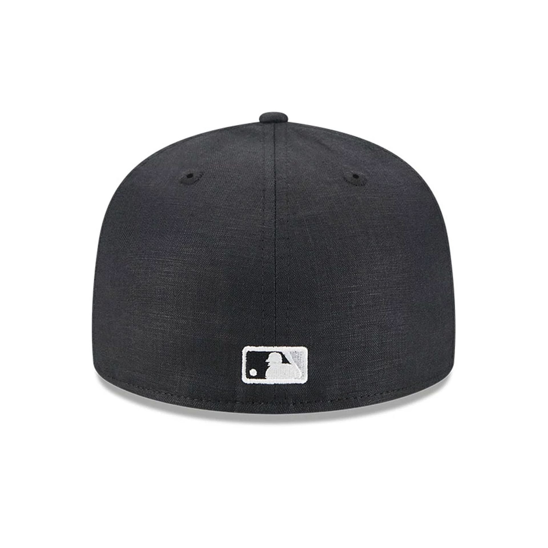Chicago White Sox MLB Team Linen Black 59FIFTY Fitted Cap