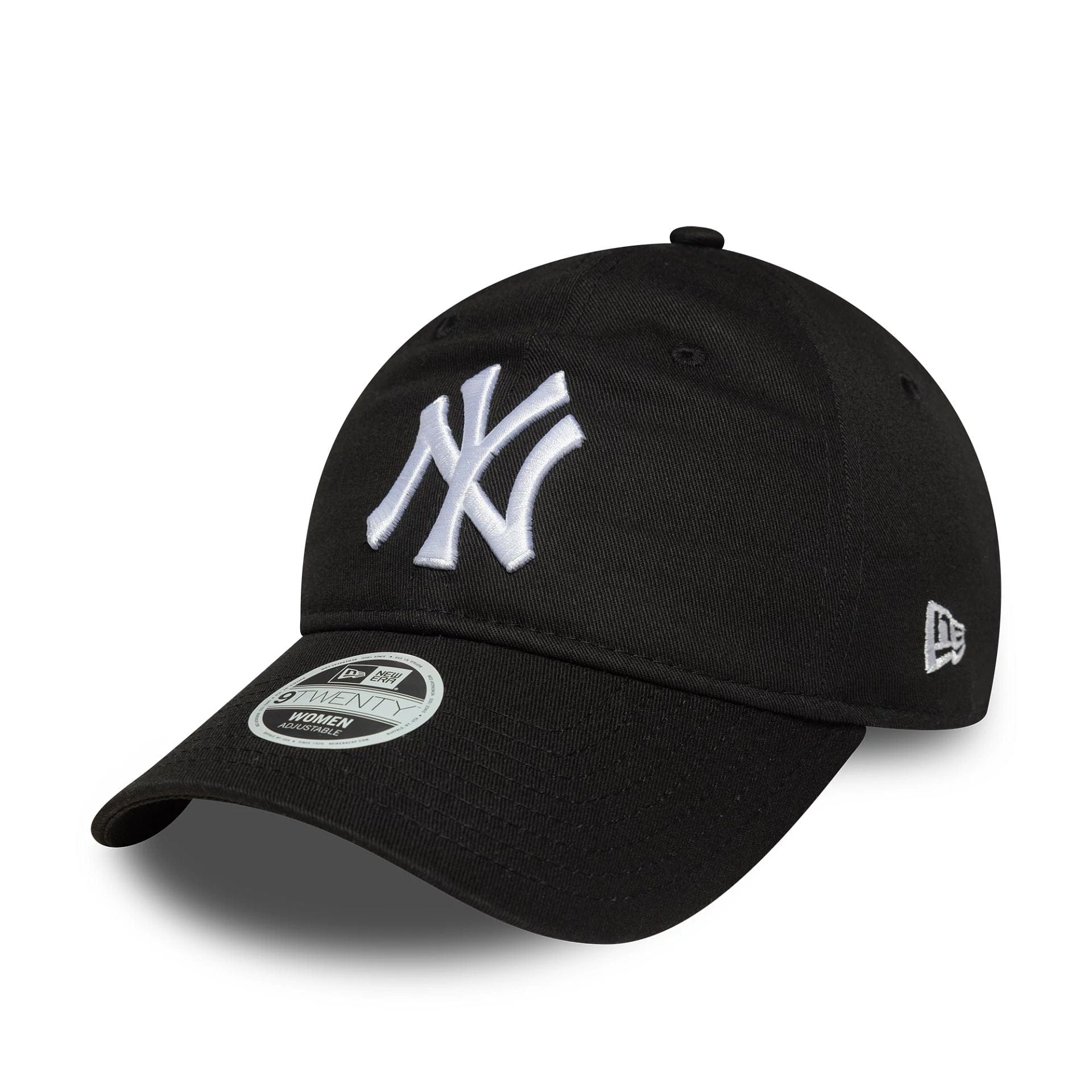 New York Yankees Womens MLB League Essential Black 9TWENTY Adjustable Cap