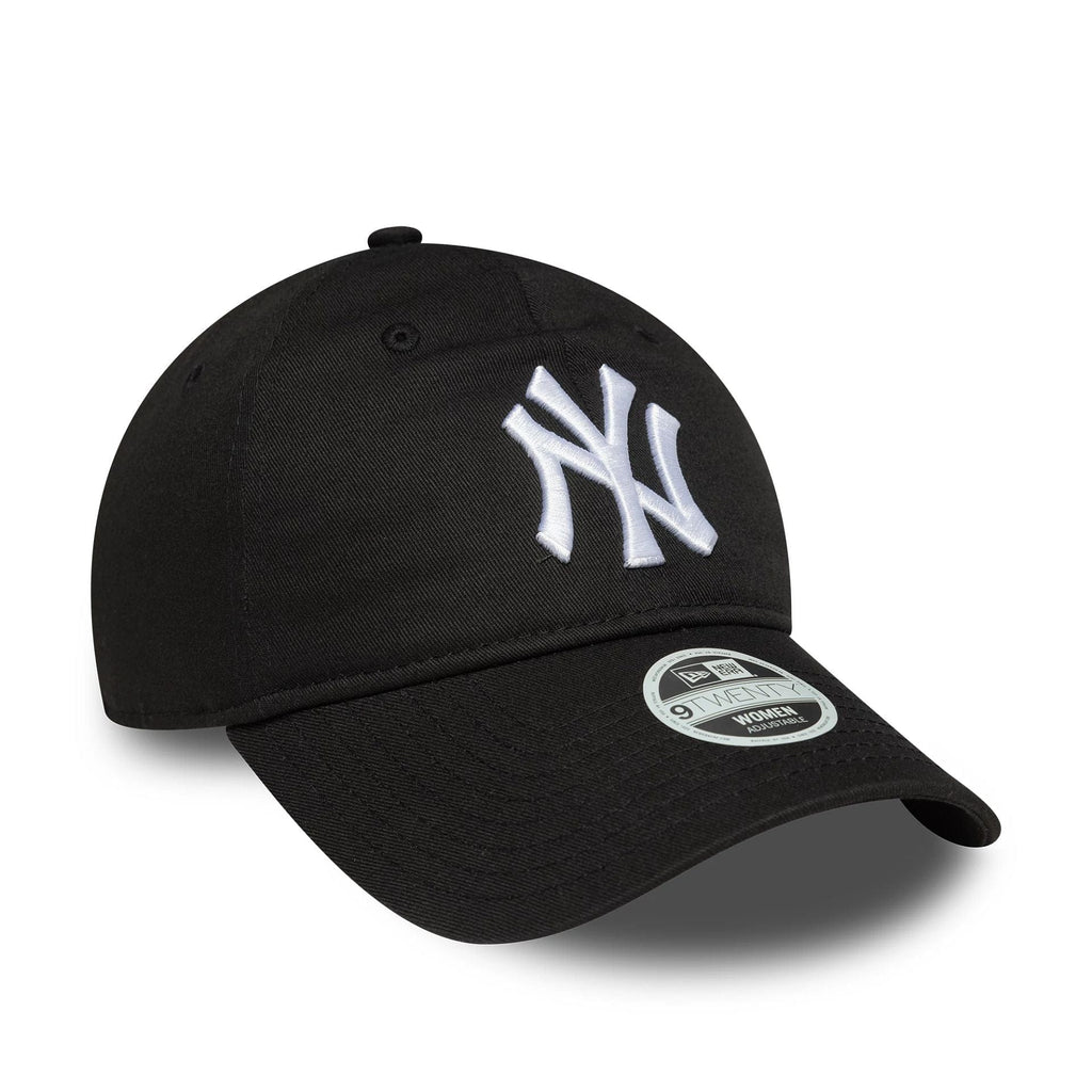 New York Yankees Womens MLB League Essential Black 9TWENTY Adjustable Cap