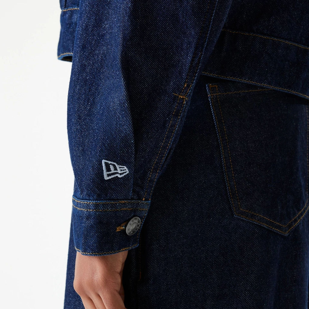 New York Yankees Womens MLB Dark Blue Denim Jacket