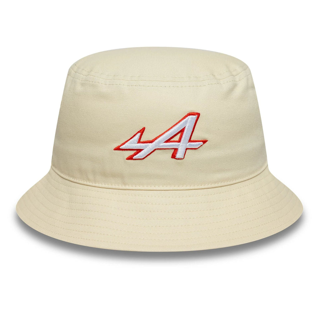 Alpine Racing Seasonal Pop Cream Tapered Bucket Hat
