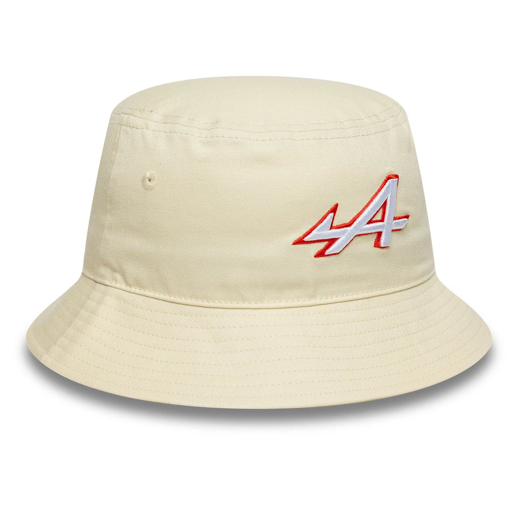 Alpine Racing Seasonal Pop Cream Tapered Bucket Hat
