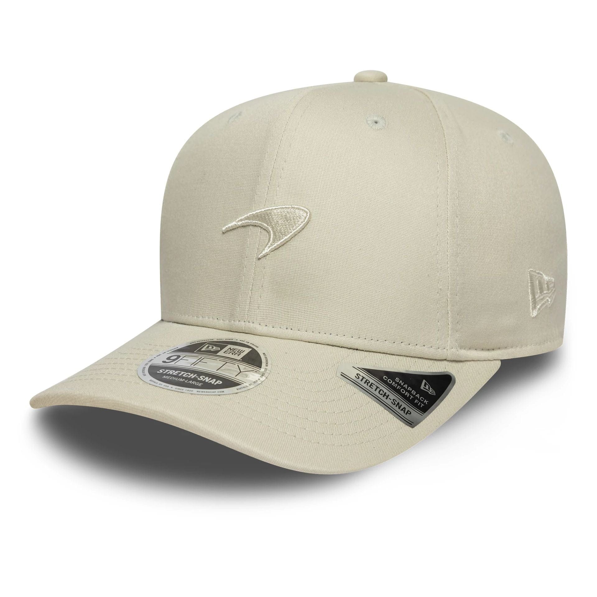 McLaren Racing Seasonal Cream 9FIFTY Stretch Snap Adjustable Cap