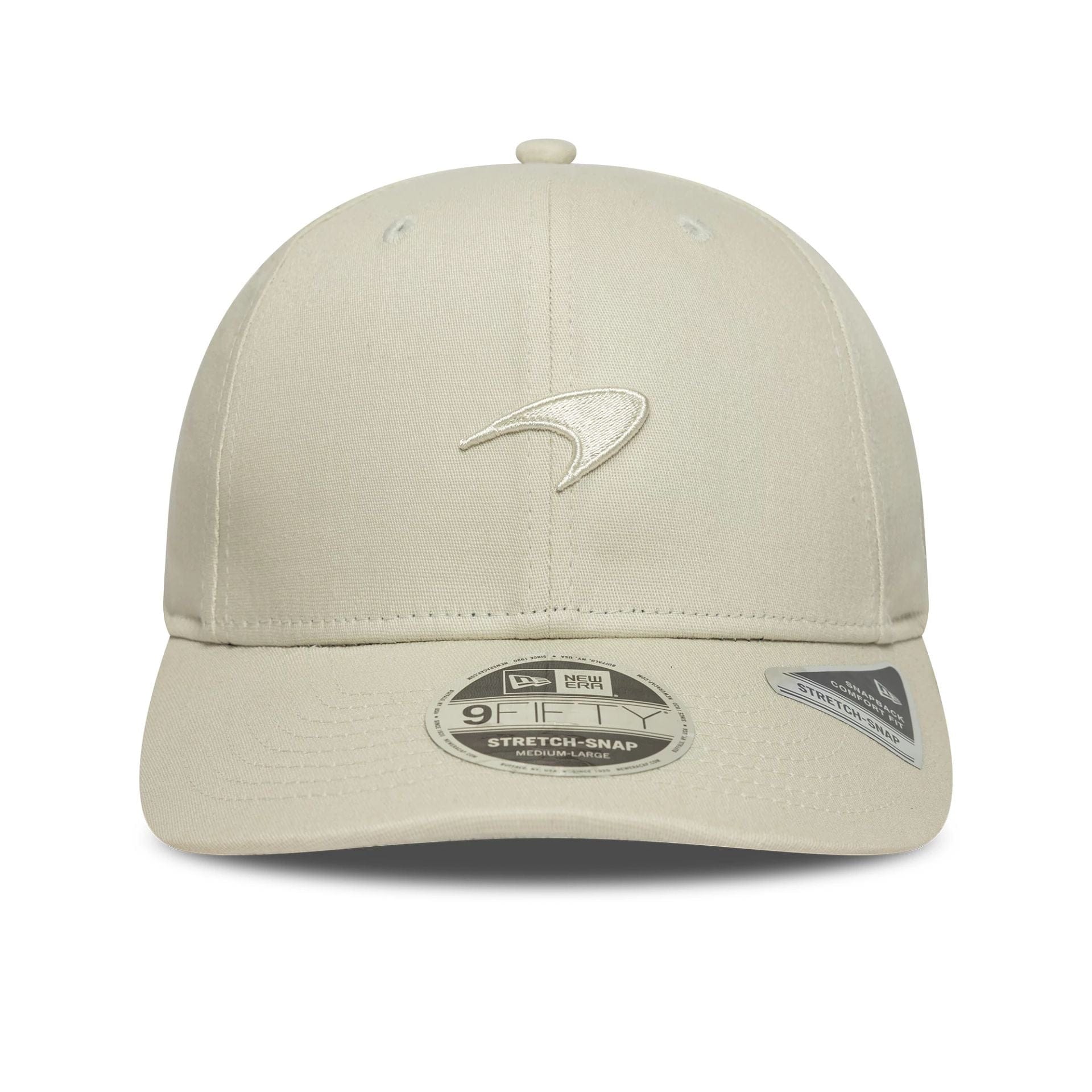 McLaren Racing Seasonal Cream 9FIFTY Stretch Snap Adjustable Cap