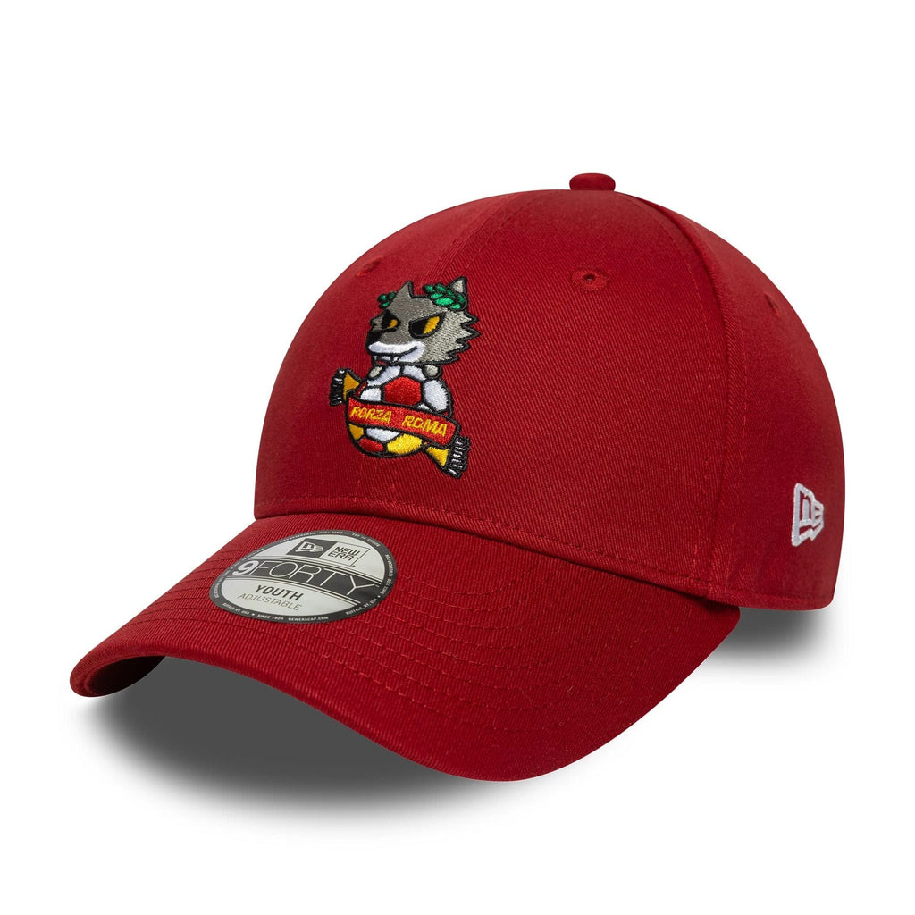 AS Roma Kids Core Dark Red 9FORTY Adjustable Cap