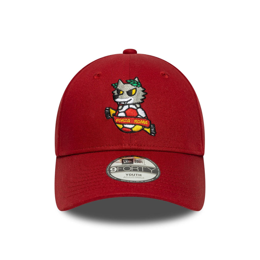 AS Roma Kids Core Dark Red 9FORTY Adjustable Cap