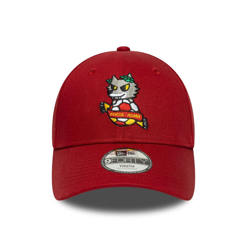 AS Roma Kids Core Dark Red 9FORTY Adjustable Cap