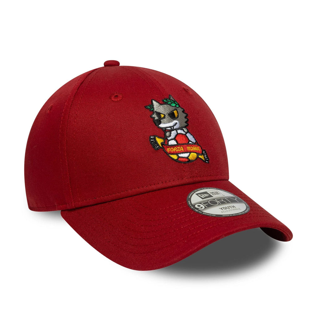 AS Roma Kids Core Dark Red 9FORTY Adjustable Cap
