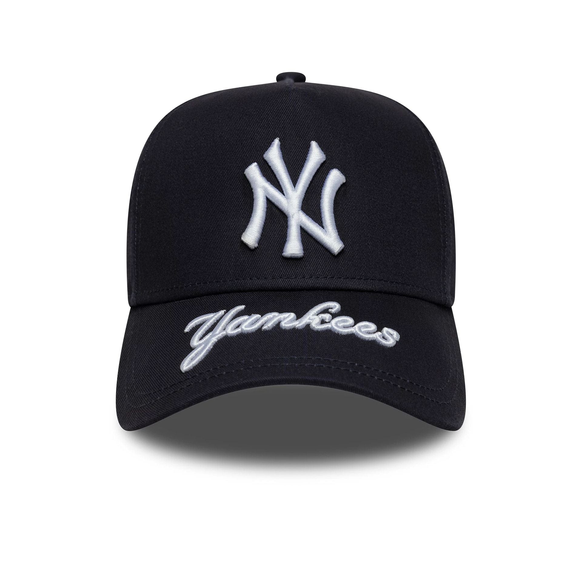 New York Yankees MLB Visor Hit Navy 9FORTY E-Frame Adjustable Cap