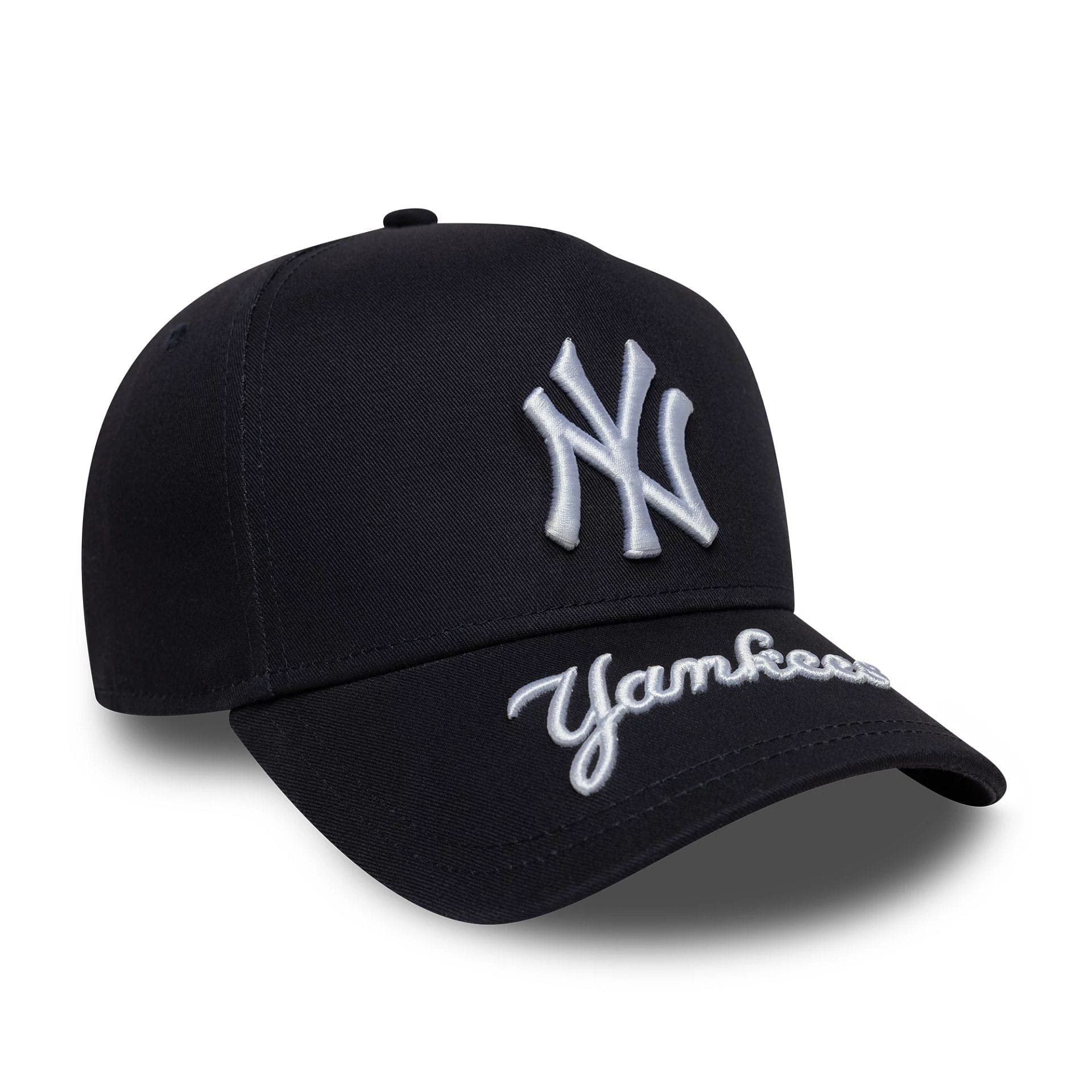 New York Yankees MLB Visor Hit Navy 9FORTY E-Frame Adjustable Cap
