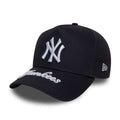 New York Yankees MLB Visor Hit Navy 9FORTY E-Frame Adjustable Cap