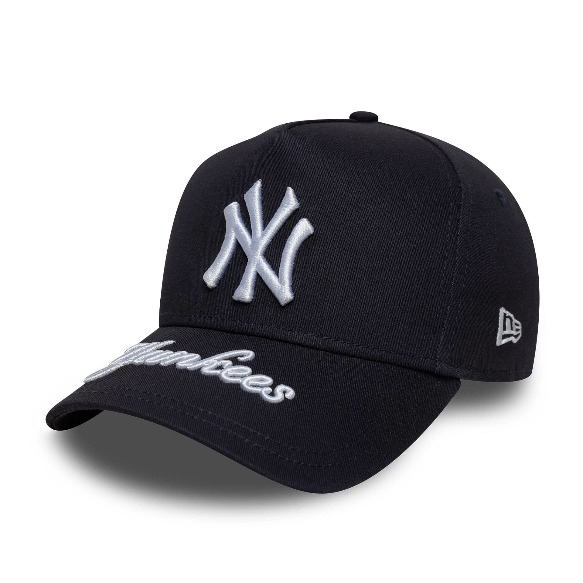 New York Yankees MLB Visor Hit Navy 9FORTY E-Frame Adjustable Cap