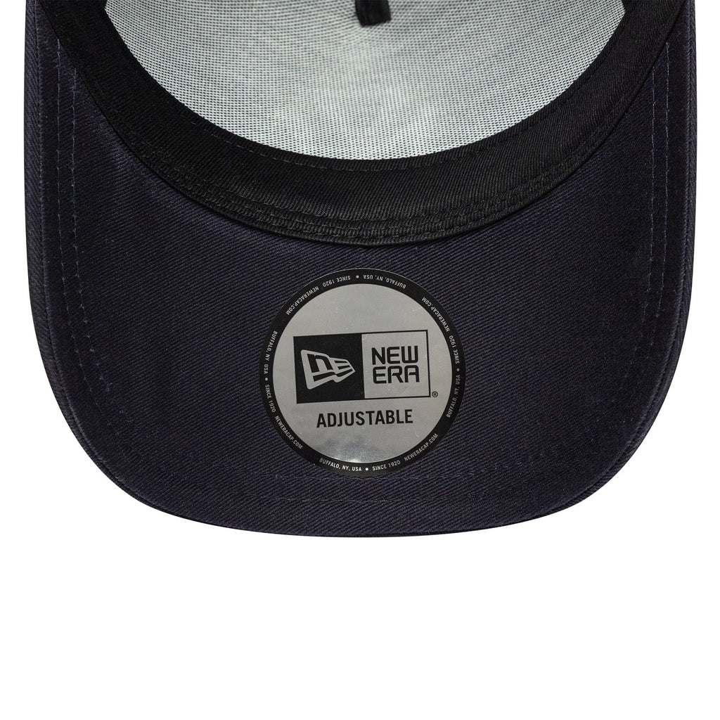 New York Yankees MLB Visor Hit Navy 9FORTY E-Frame Adjustable Cap