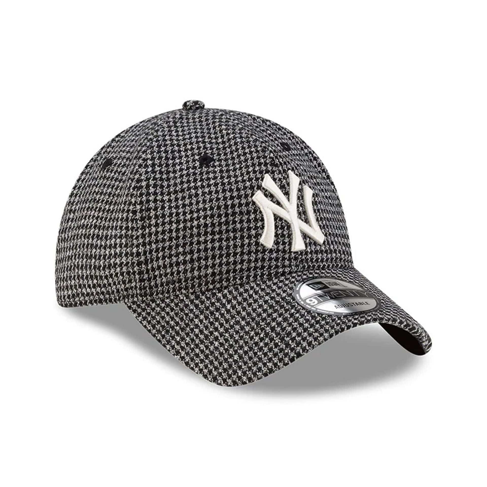 New York Yankees MLB Houndstooth Black 9TWENTY Adjustable Cap