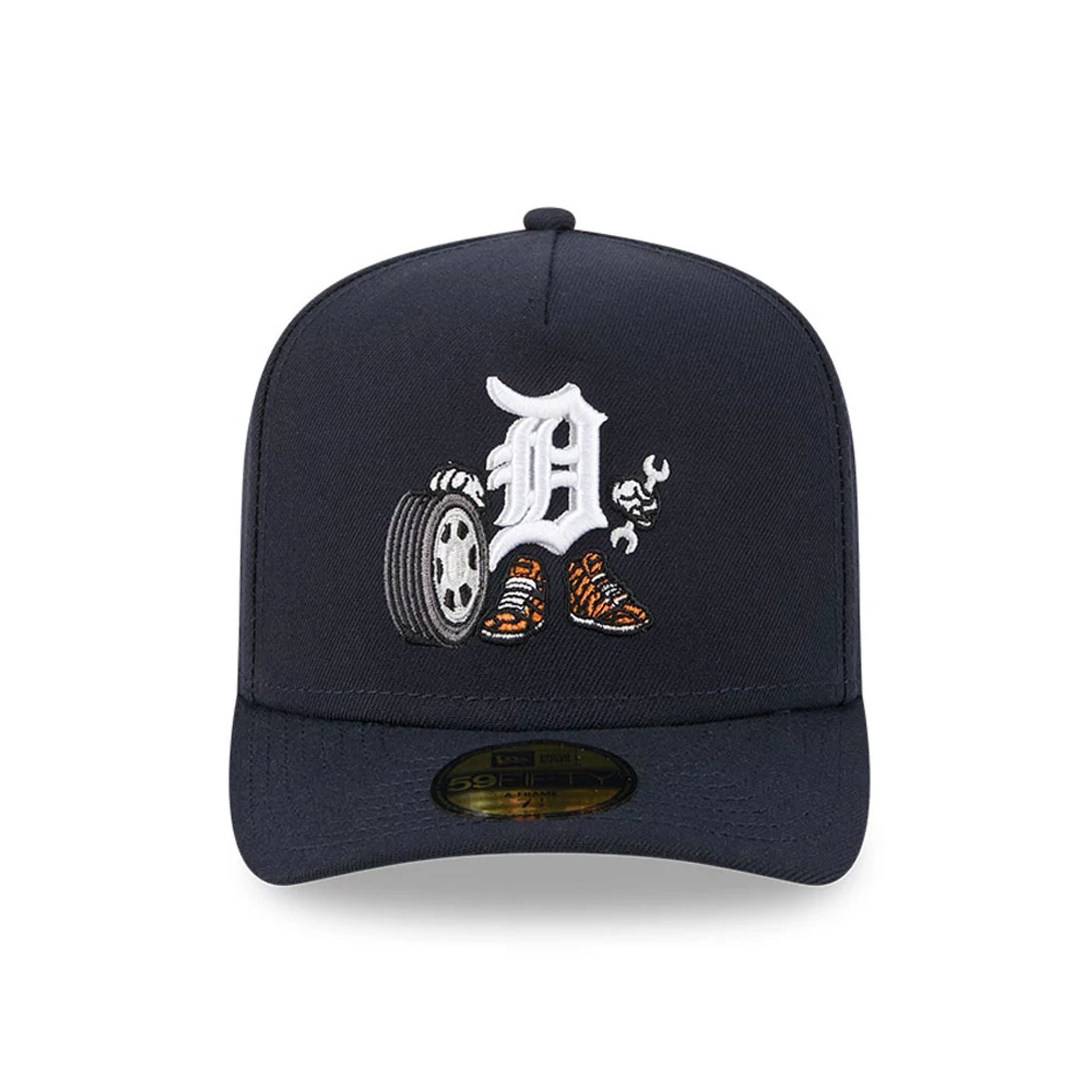 Detroit Tigers MLB Cartoon Navy 59FIFTY A-Frame Fitted Cap