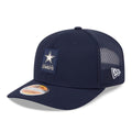 Dallas Cowboys NFL Sideline 2025 Dark Blue 9SEVENTY Trucker Stretch Snap Adjustable Cap