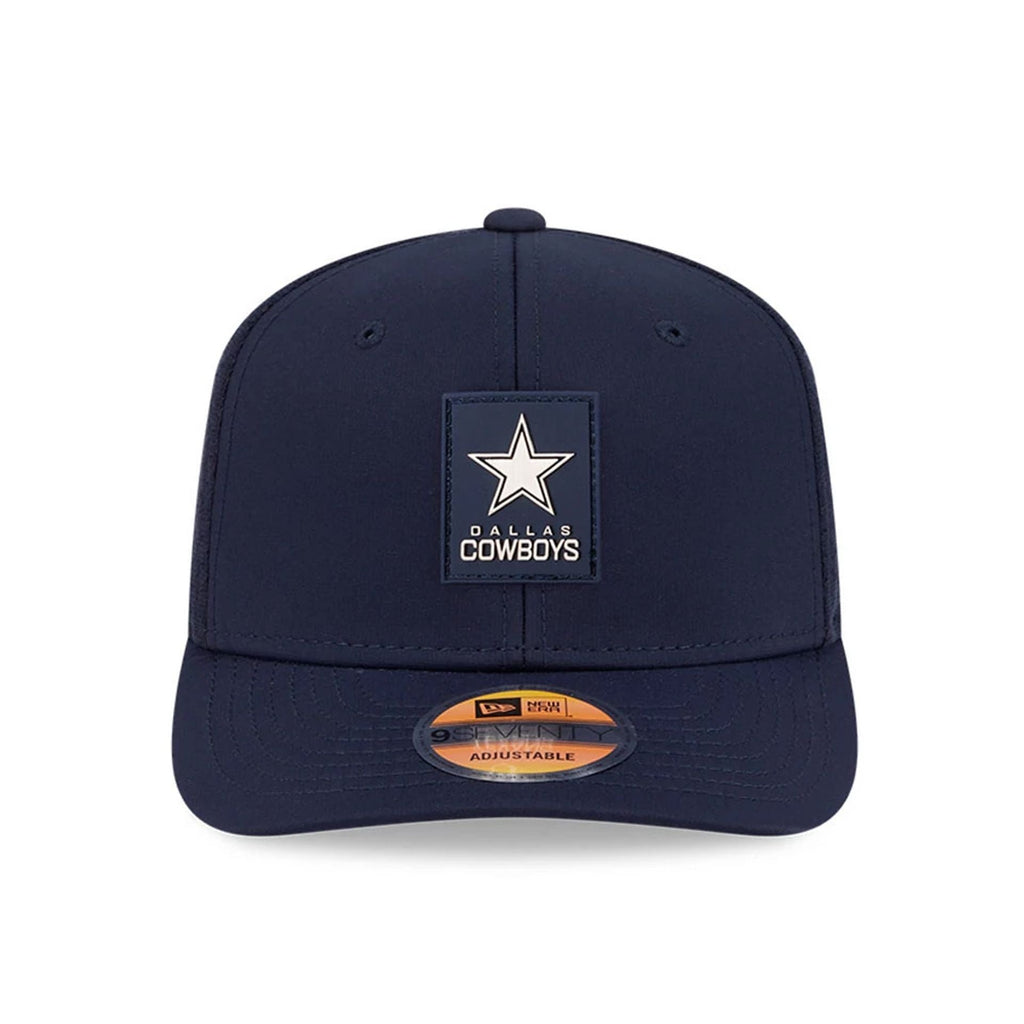 Dallas Cowboys NFL Sideline 2025 Dark Blue 9SEVENTY Trucker Stretch Snap Adjustable Cap