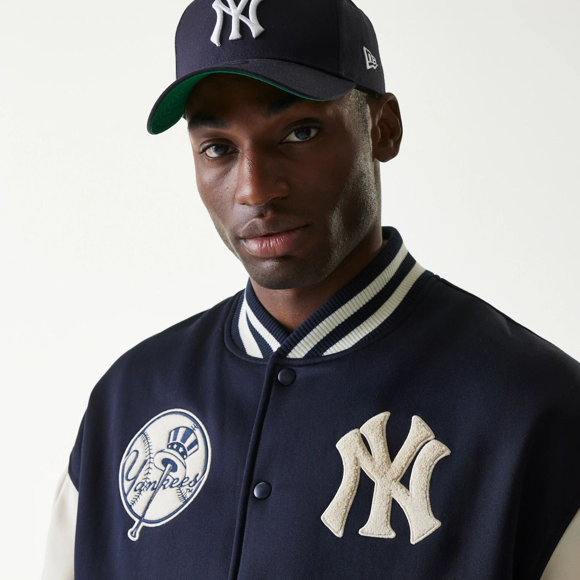 New York Yankees MLB Jersey Navy Bomber Jacket