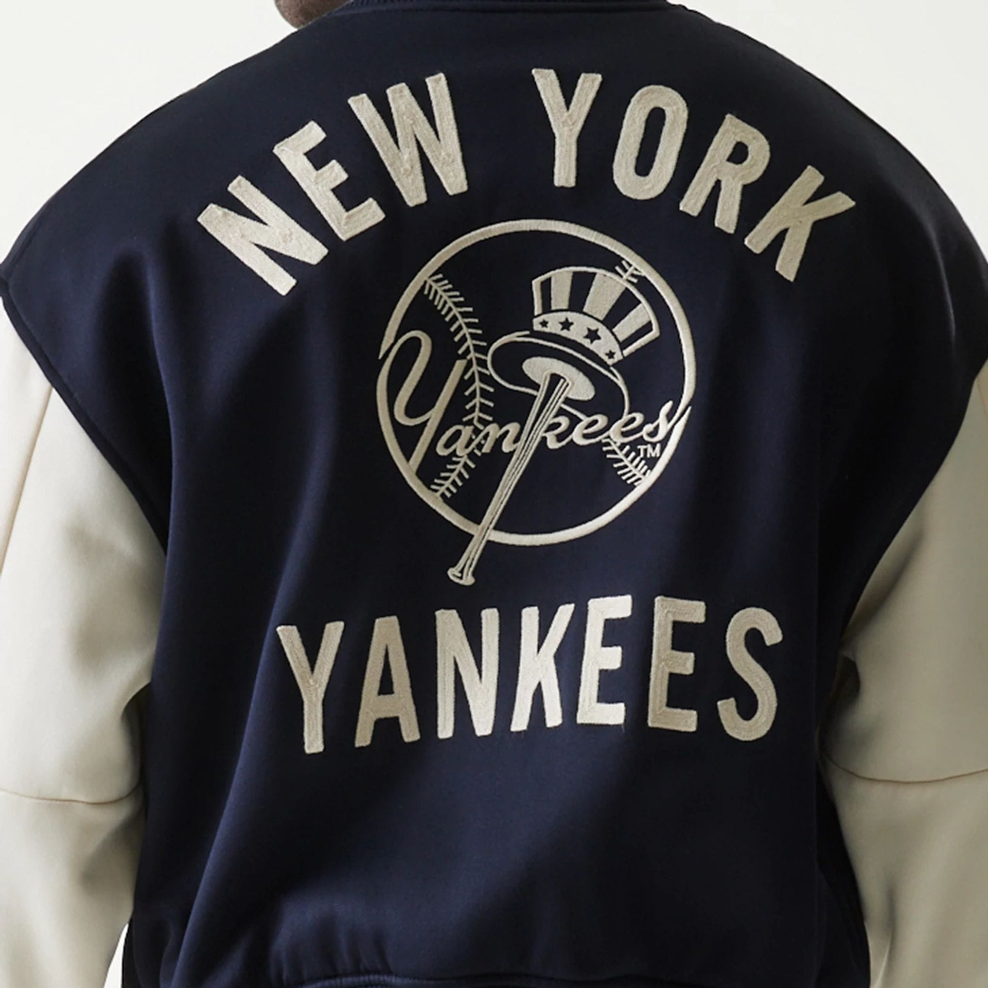 New York Yankees MLB Jersey Navy Bomber Jacket