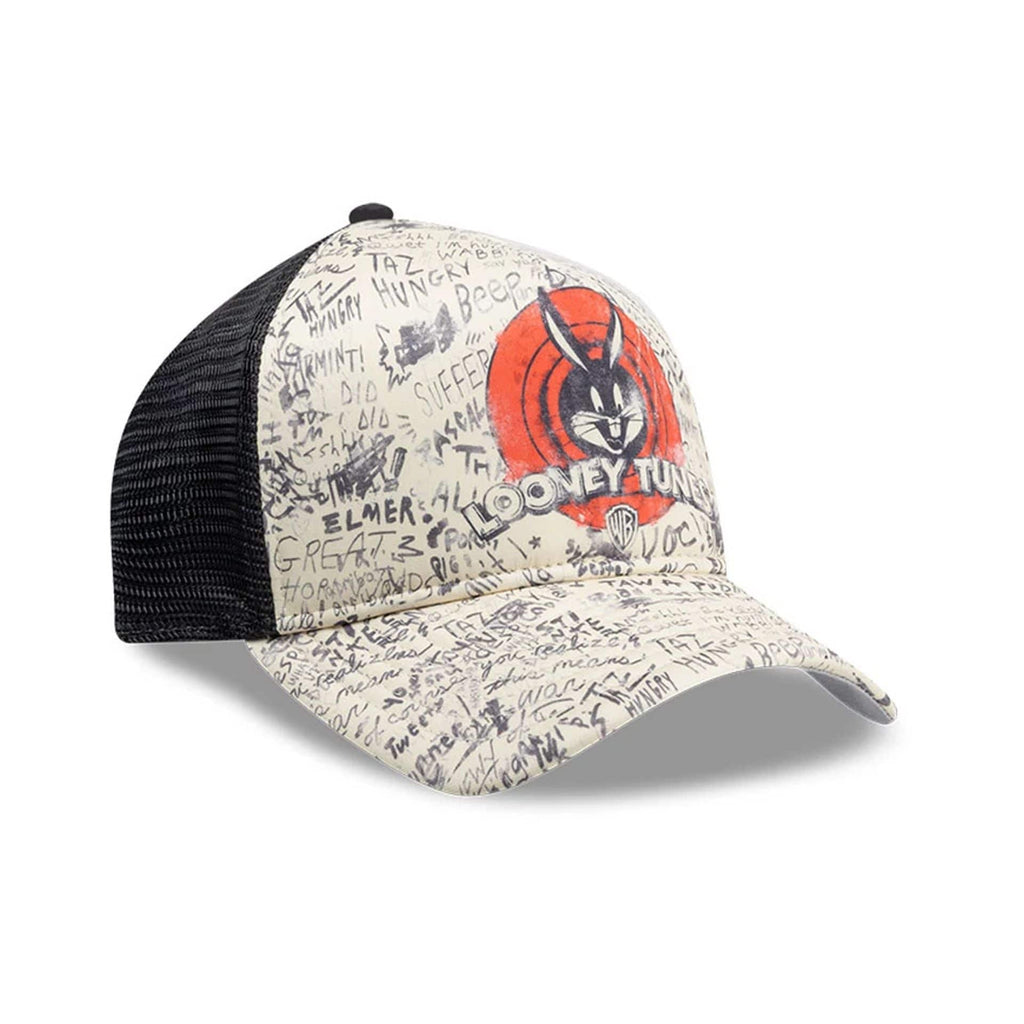 Bugs Bunny Looney Tunes Cream 9FORTY A-Frame Trucker Adjustable Cap