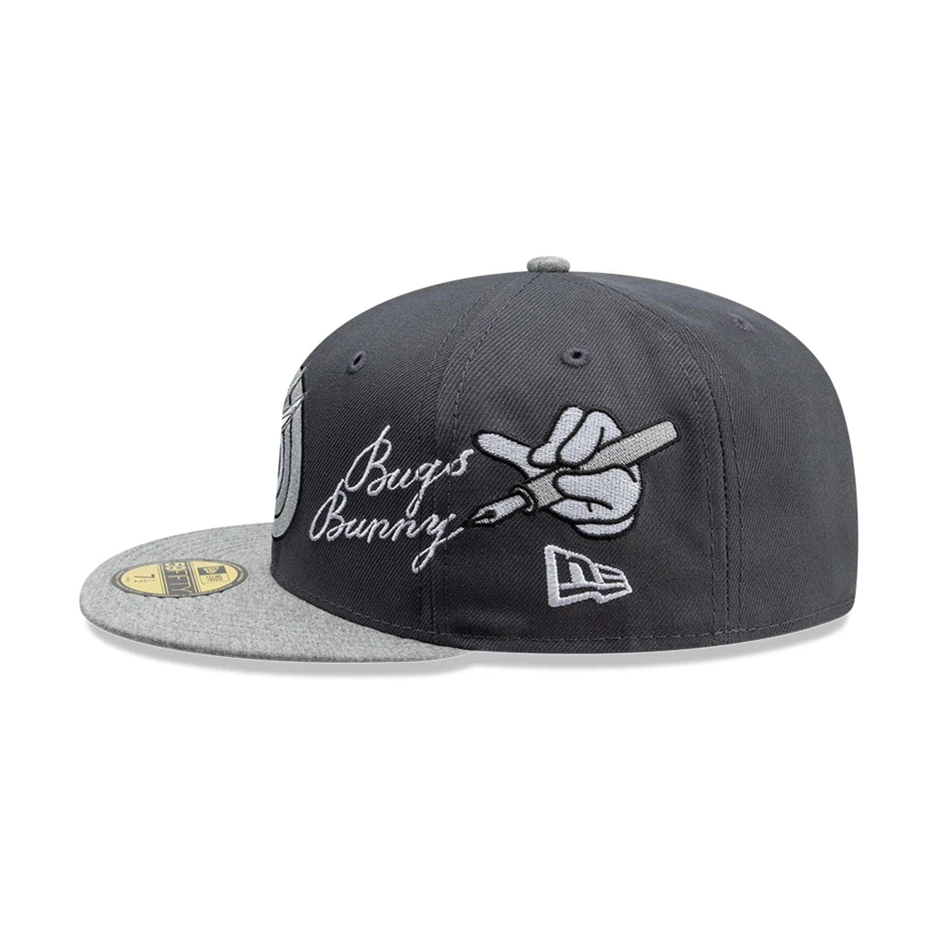 Bugs Bunny Looney Tunes Dark Grey 59FIFTY Fitted Cap