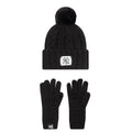 New York Yankees Youth MLB Black Beanie & Gloves Set