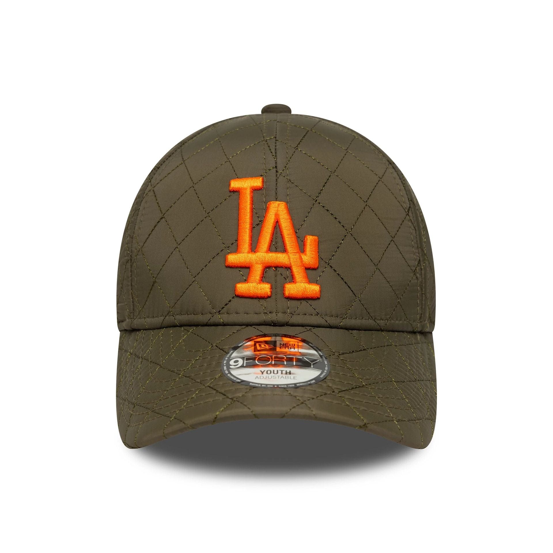 New York Yankees Youth MLB Quilted Dark Green 9FORTY Adjustable Cap