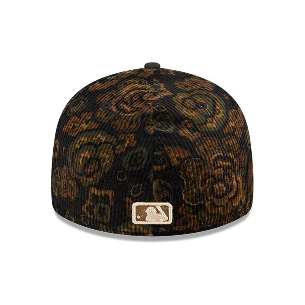 Detroit Tigers Three Looms x MLB Floral Cord Black Low Profile 59FIFTY Fitted Cap