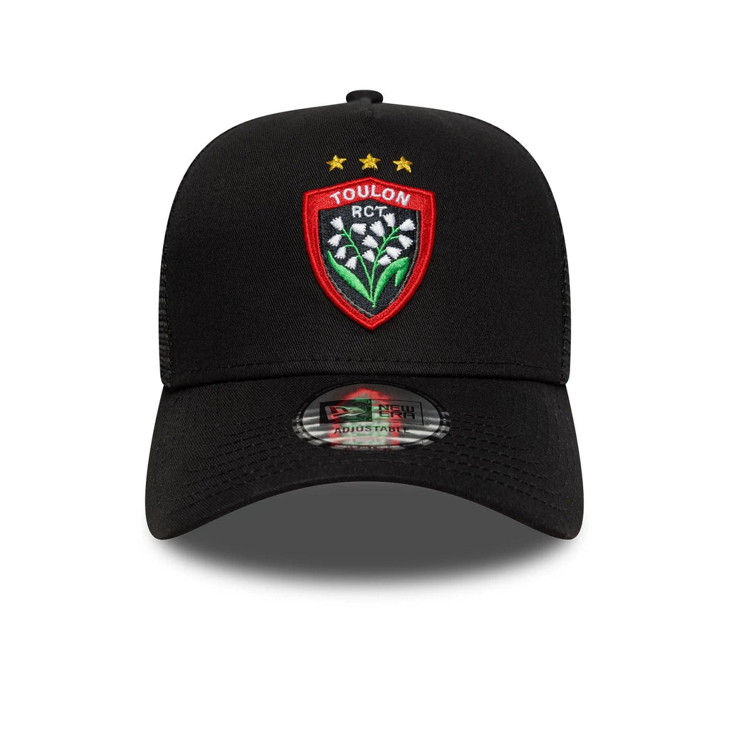 RC Toulonnais Core Black 9FORTY E-Frame Trucker Adjustable Cap