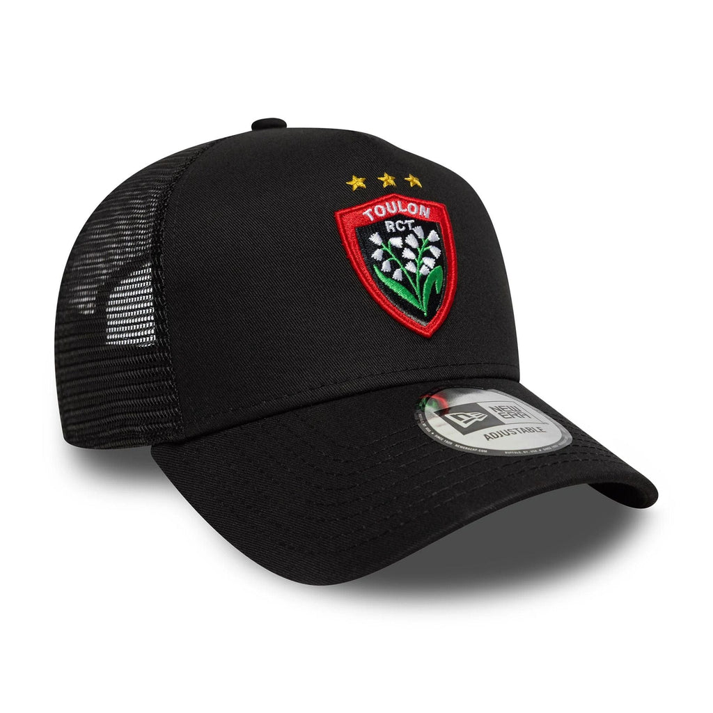 RC Toulonnais Core Black 9FORTY E-Frame Trucker Adjustable Cap