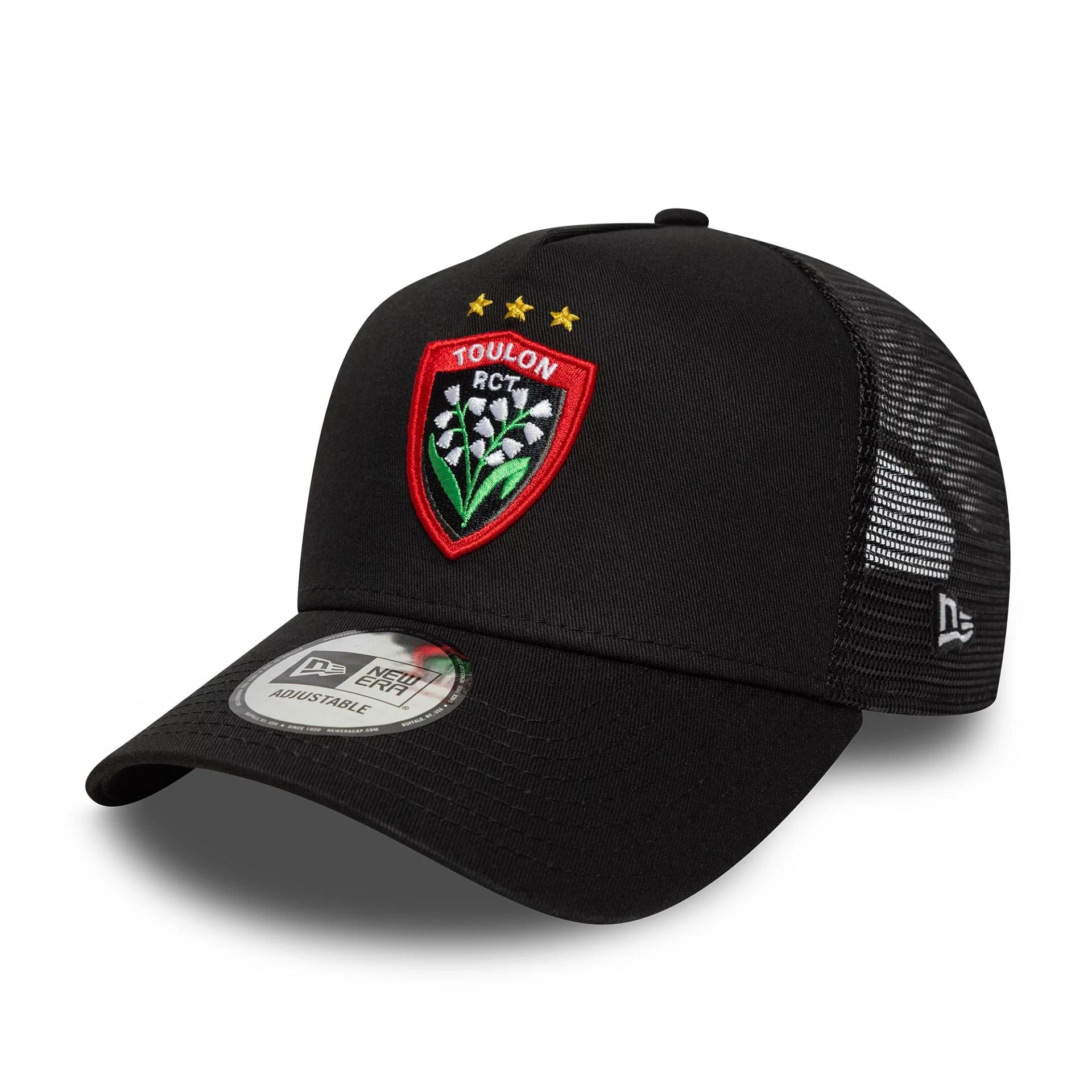 RC Toulonnais Core Black 9FORTY E-Frame Trucker Adjustable Cap