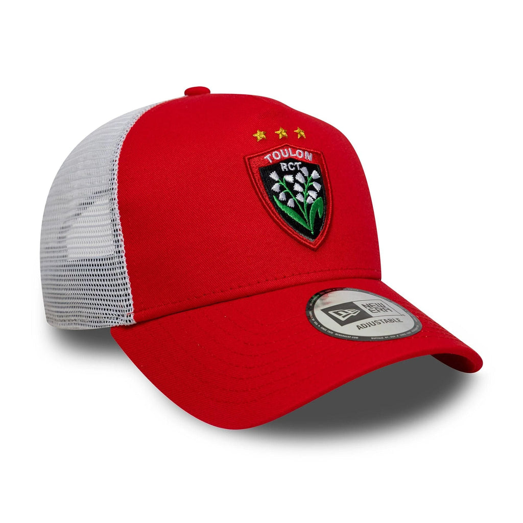 RC Toulonnais Core Red 9FORTY E-Frame Trucker Adjustable Cap