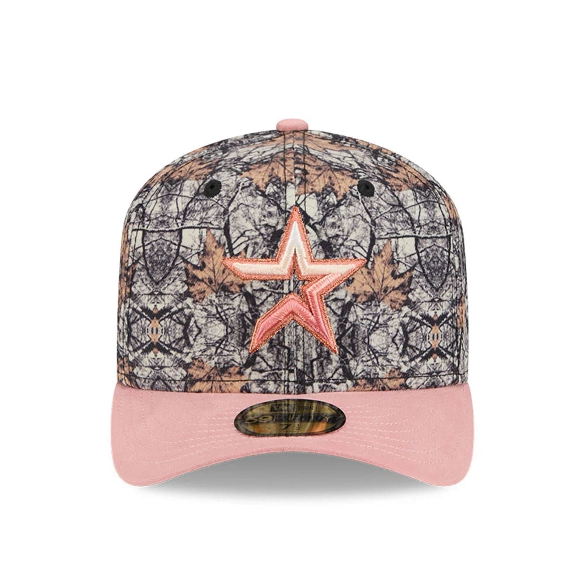 Houston Astros MLB Gradient Real Tree All Over Print 59FIFTY Fitted Cap