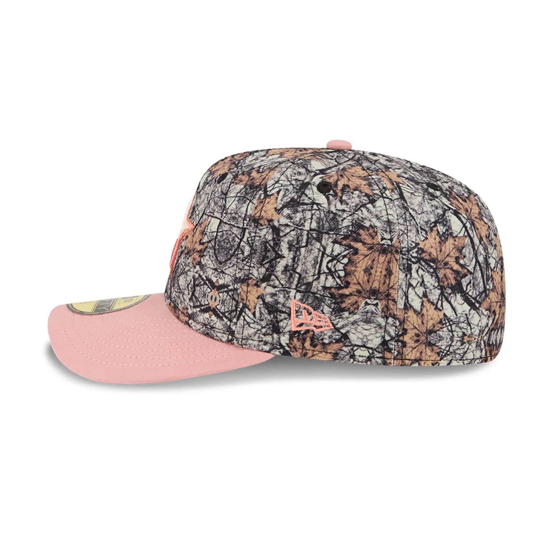 Houston Astros MLB Gradient Real Tree All Over Print 59FIFTY Fitted Cap