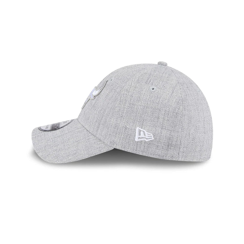 Chicago Bulls NBA Heather Grey 39THIRTY Stretch Fit Cap