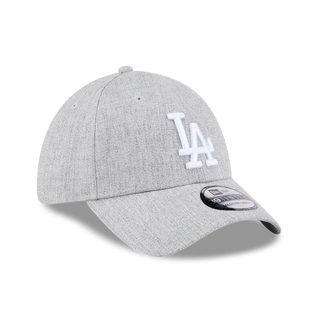 LA Dodgers MLB Heather Grey 39THIRTY Stretch Fit Cap