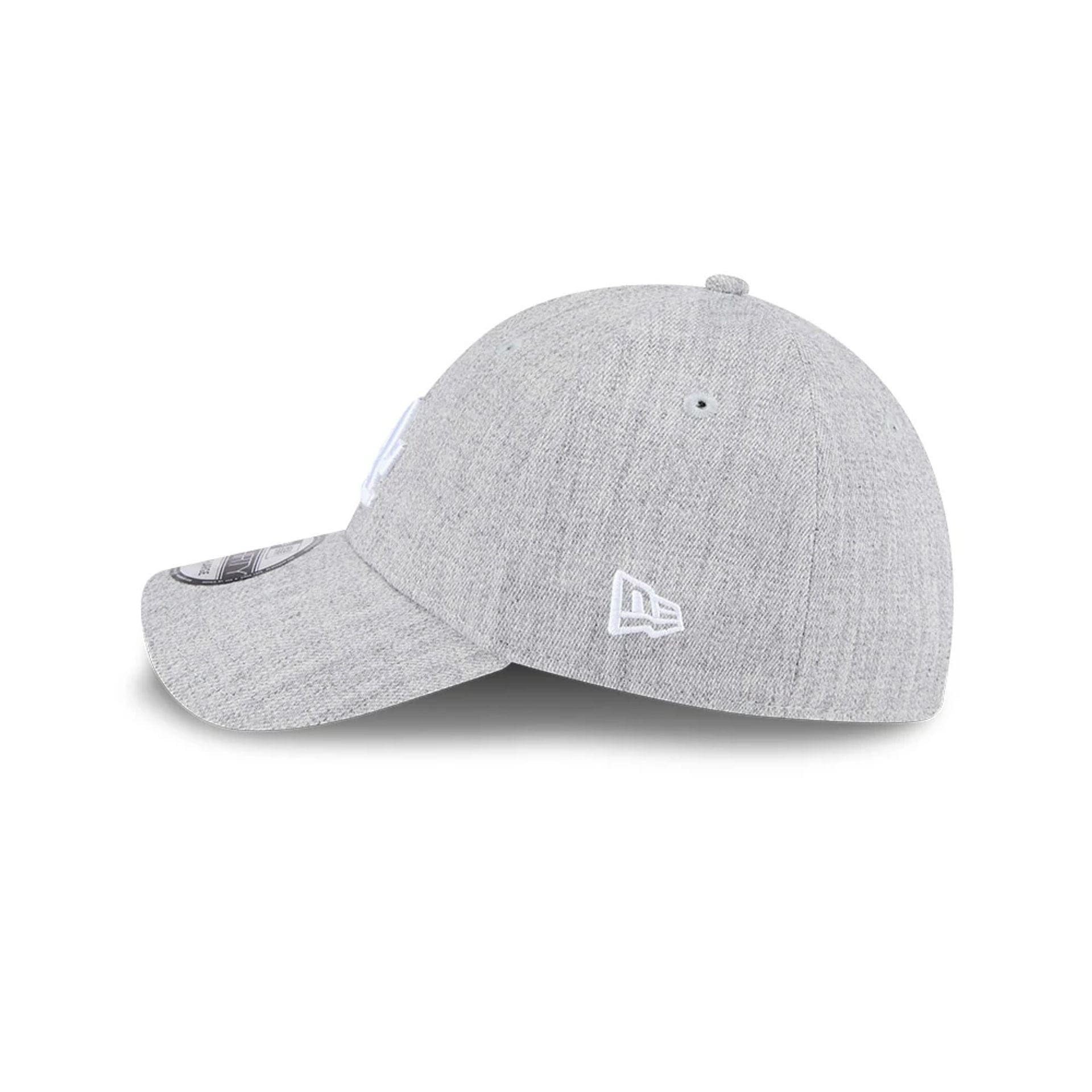 LA Dodgers MLB Heather Grey 39THIRTY Stretch Fit Cap