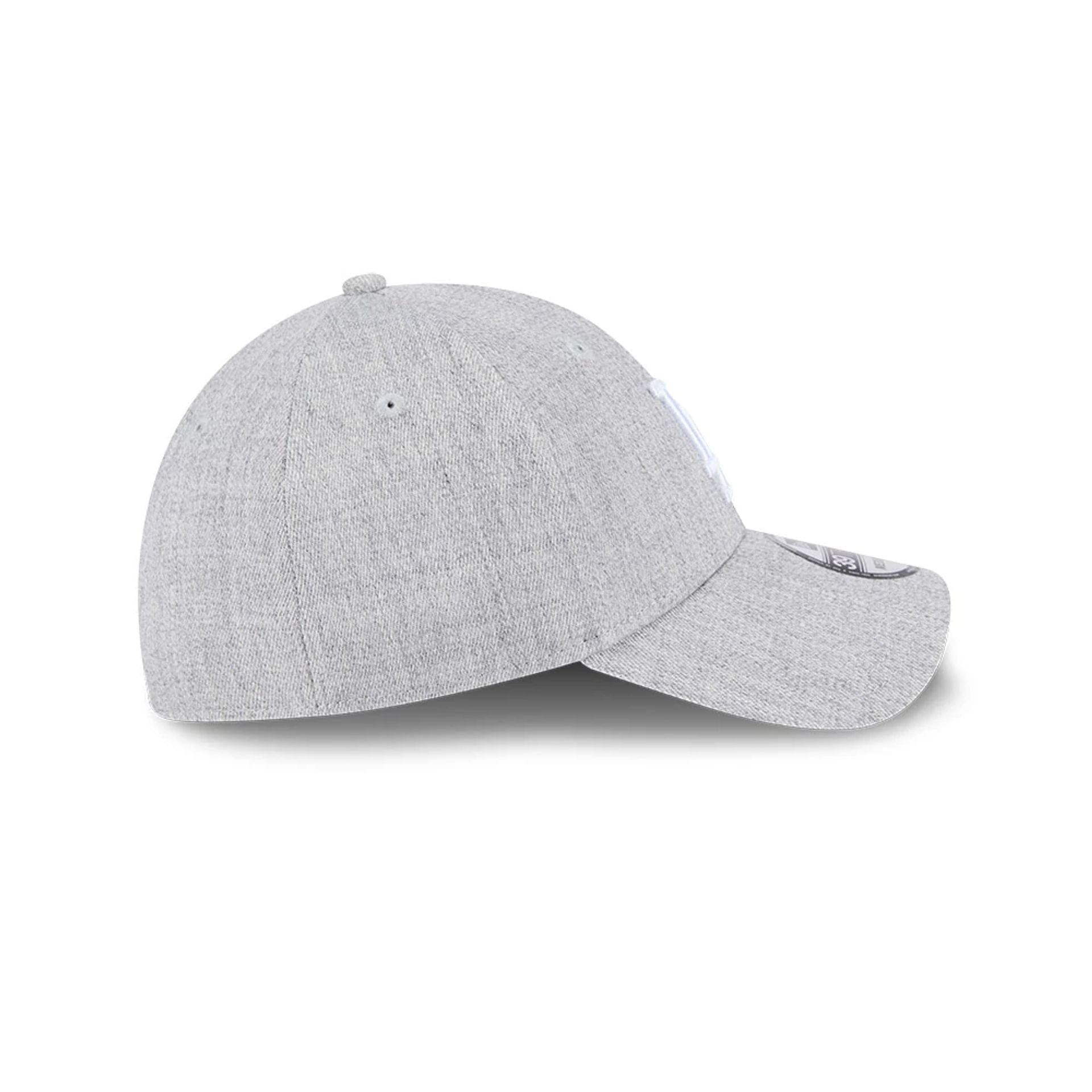 LA Dodgers MLB Heather Grey 39THIRTY Stretch Fit Cap