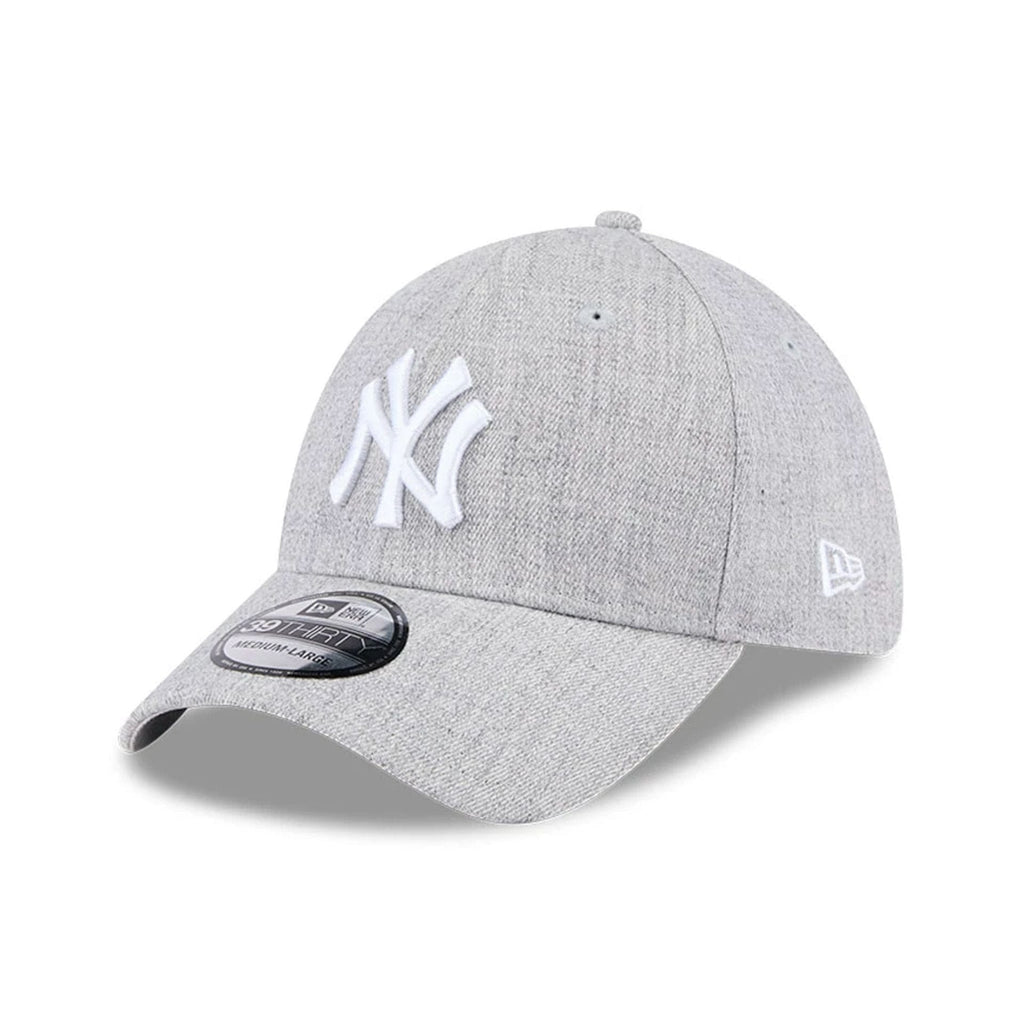 New York Yankees MLB Heather Grey 39THIRTY Stretch Fit Cap