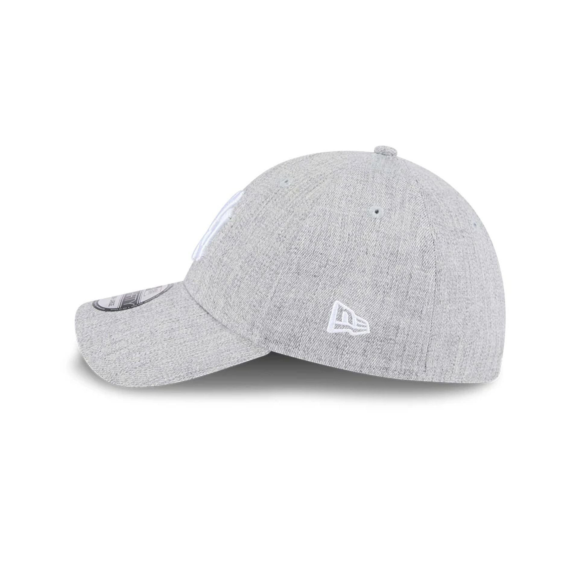 New York Yankees MLB Heather Grey 39THIRTY Stretch Fit Cap