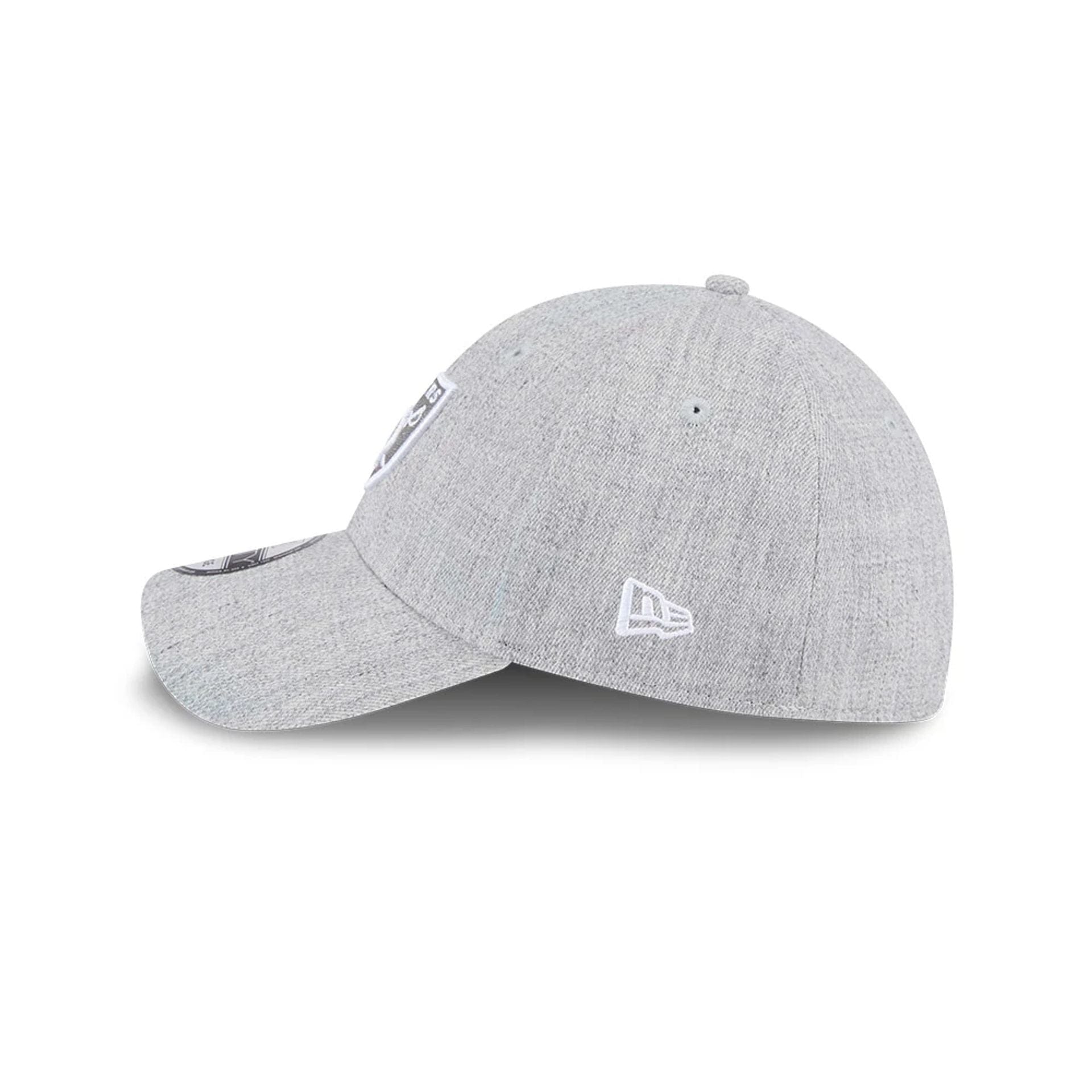 Las Vegas Raiders NFL Heather Grey 39THIRTY Stretch Fit Cap