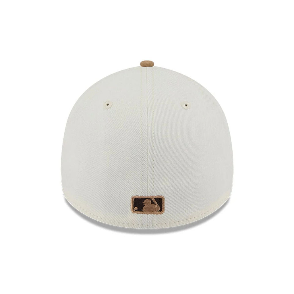 New York Yankees MLB White 39THIRTY A-Frame Stretch Fit Cap