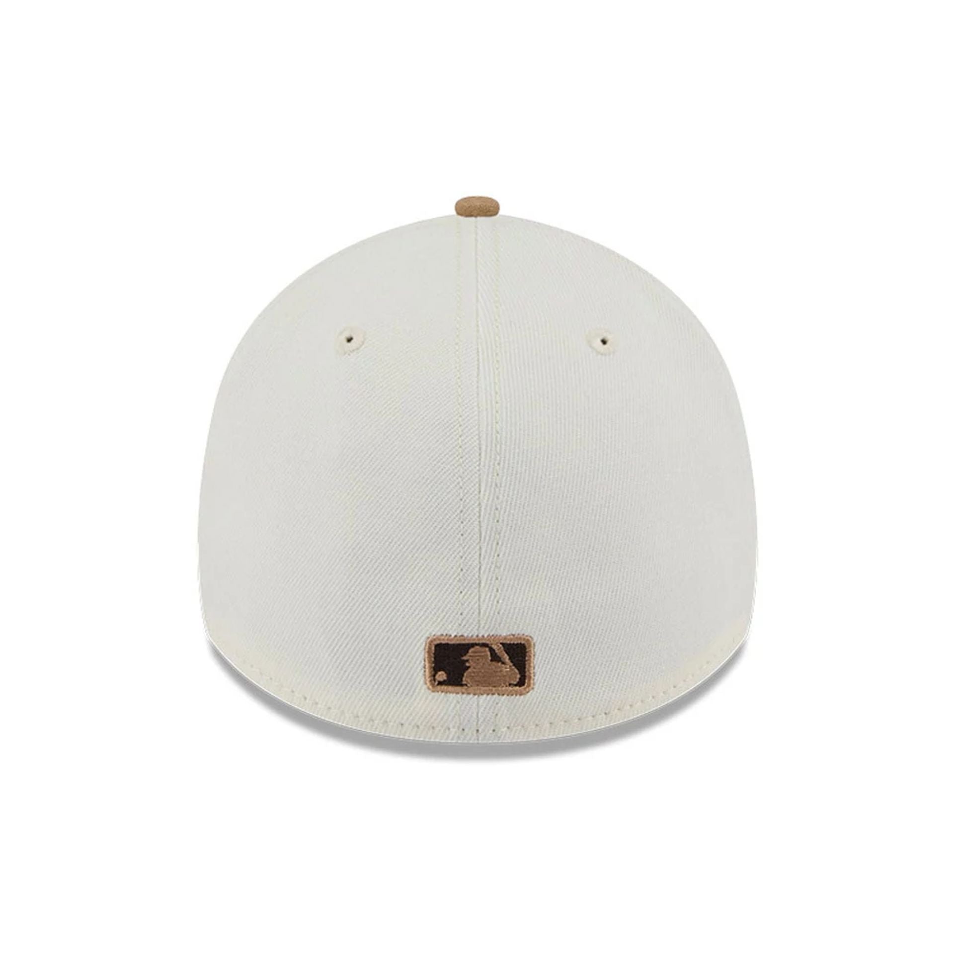 New York Yankees MLB White 39THIRTY A-Frame Stretch Fit Cap