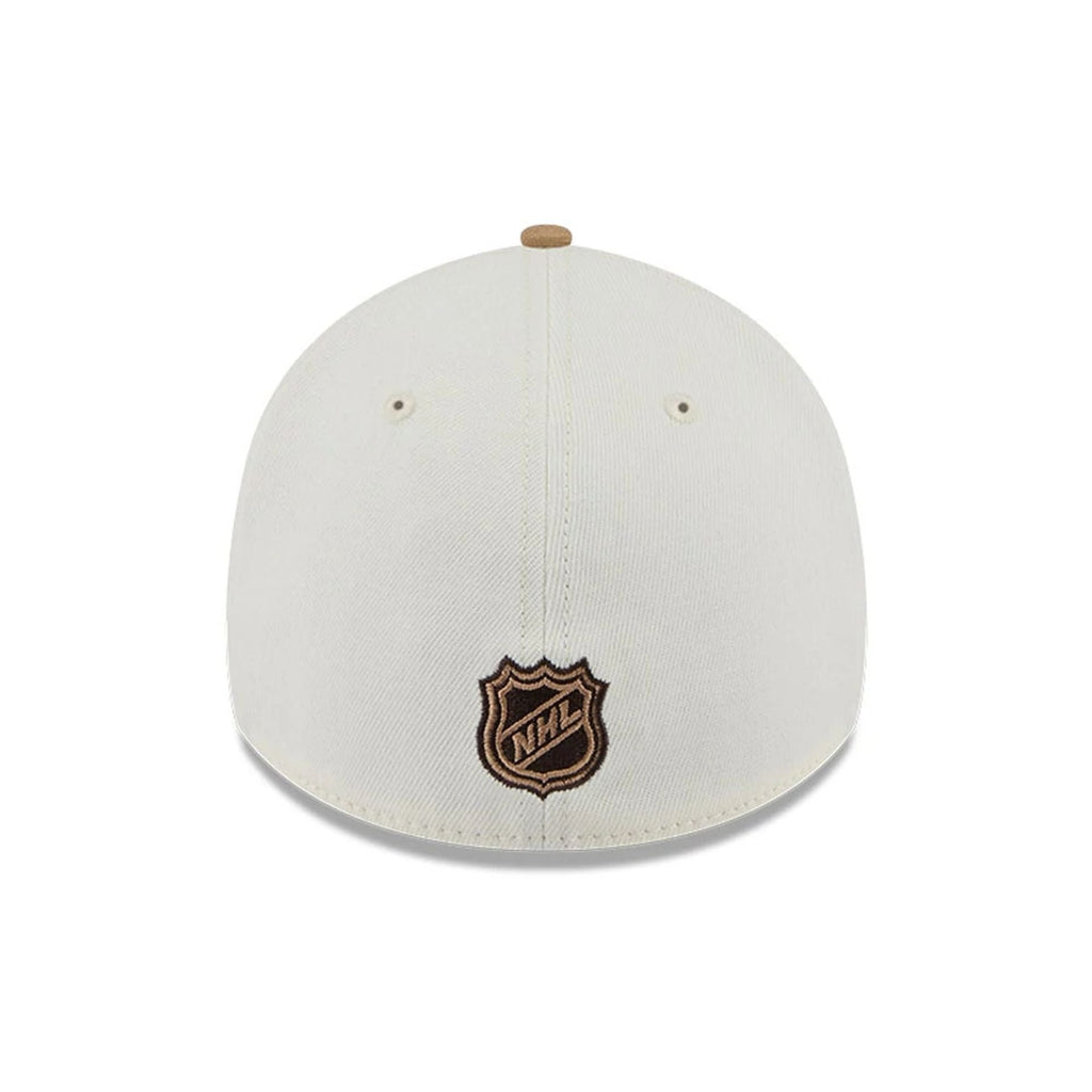 Anaheim Ducks NHL Sandy Bay White 39THIRTY A-Frame Stretch Fit Cap